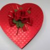 One Pound Red Rose Heart Shaped Box-0